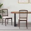 vidaXL Valgomojo kėdės 2 pcs &Scaron;viesiai rudas 50 x 52,5 x 91 cm