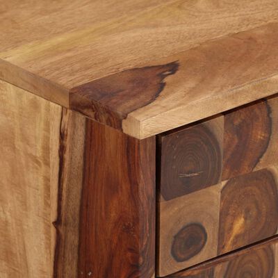 vidaXL Spintelė, tvirta rausvosios dalbergijos mediena, 65x35x65cm