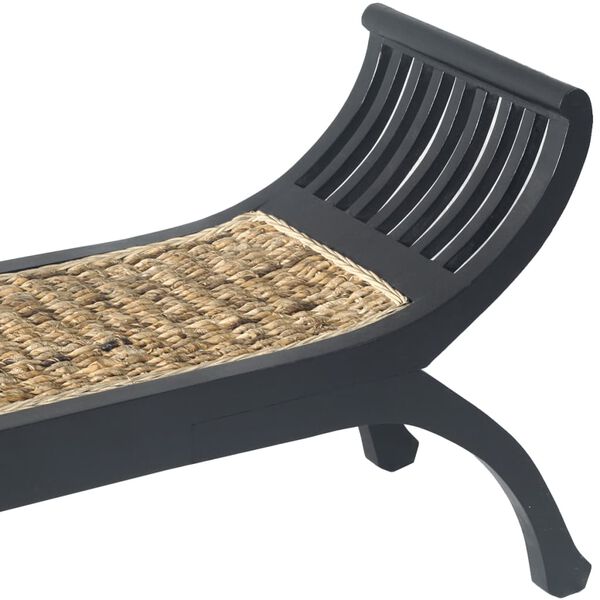 vidaXL suoliukas, abaka, rudos spalvos