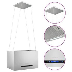 vidaXL Pakabinamas gartraukis, nerūdijantis plienas, 55cm, LCD ekranas