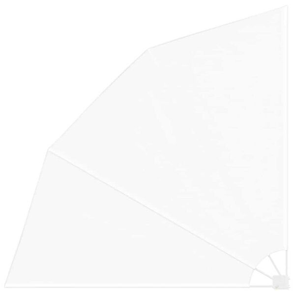 vidaXL Balkono privatumo ekranas Balta 210 x 210 cm audinys