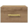 vidaXL Šalia lovos spintelė artisano ąžuolo 35 x 35 x 20 cm