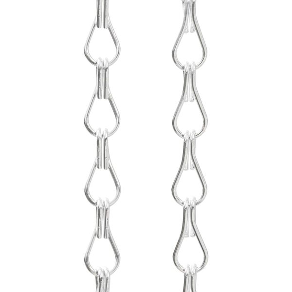 vidaXL Durų uždanga nuo musių i&scaron; grandinėlių, 90x220cm, aliuminis