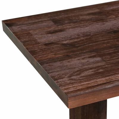 vidaXL Rašomasis konsolinis stalas, akacijos mediena, 100x40x75cm
