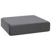 vidaXL Sėdynės pagalvėlė 40 x 40 x 10 cm PU putos Pilka