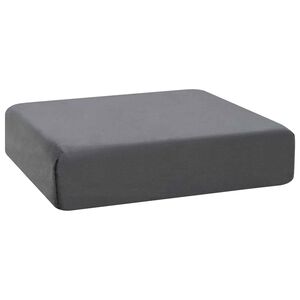 vidaXL Sėdynės pagalvėlė 40 x 40 x 10 cm PU putos Pilka