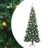 vidaXL Kampinis dirbtinis Kalėdų medis Žalia 180 cm PVC ir metalas
