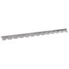 vidaXL Vejo kra&scaron;tas 20 pcs 102 x 4 x 4 cm Plienas Sidabrinė