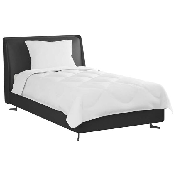 vidaXL Antklodė su pagalve 2 pcs Balta Mikropluo&scaron;tas