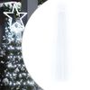 vidaXL Kalėdų eglutės girlianda, &scaron;alta balta, 375cm, 320 LED lempučių