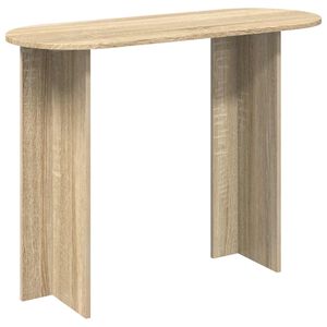 vidaXL Konsolinis stalas Sonoma ąžuolas 100 x 39,5 x 75 cm