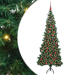 vidaXL Kampinis dirbtinis Kalėdų medis Žalia 180 cm PVC ir metalas