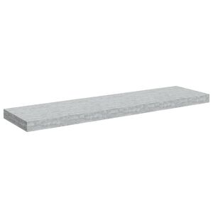 vidaXL Pakabinama sieninė lentyna, betono pilka, 90x23,5x3,8cm, MDF