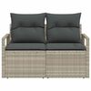 vidaXL Sodo sofa su pagalve su saugykla 120 x 62 x 69 cm poliratanas
