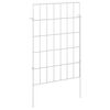 vidaXL Sodo tvora su kuoliukais 48 pcs 35 x 50 cm Mesh Sidabrinė