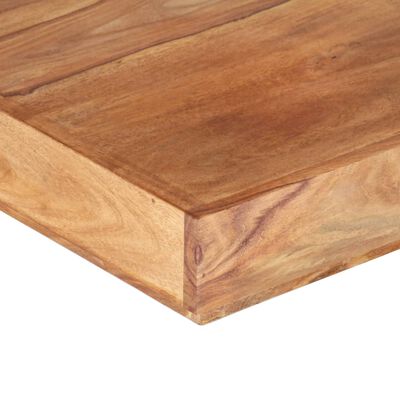 vidaXL Kavos staliukas, 45x45x40cm, akacijos medienos masyvas