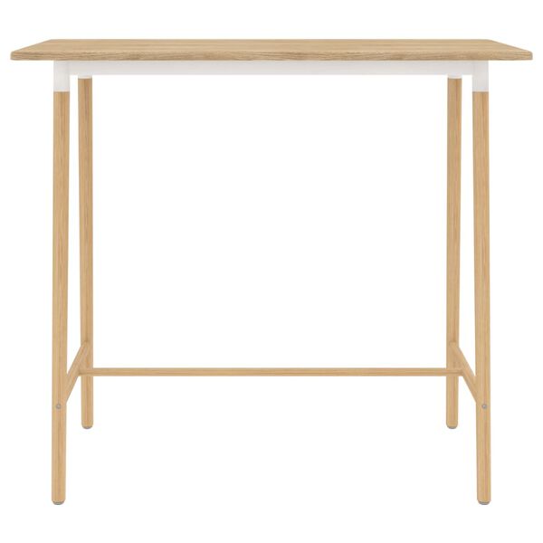 vidaXL Baro baldų komplektas, 7 dalių, oranžinis (287253+3x289177)