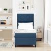 vidaXL Kiemas lova su čiužiniu Mėlyna 80 x 200 cm audinys