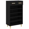 vidaXL Batu skrynia 60 x 35 x 105 cm Apdirbta mediena Juodas ąžuolas