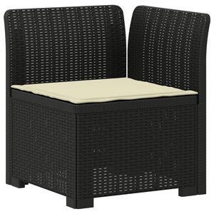 vidaXL 1-Vietis Sodo Sofas su Pagalvėle, Atrodo kaip Ratano PP