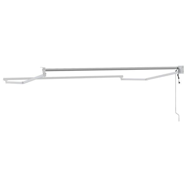 vidaXL Elektrinė i&scaron;traukiama markizės sistema Baltas 3 x 2 m Aliuminis