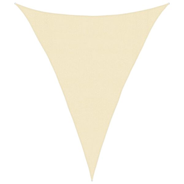 vidaXL Uždanga nuo saulės, kreminės spalvos, 3x4x4m, HDPE, 160g/m&sup2;