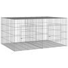 vidaXL Triu&scaron;ių narvas, 2 segmentai, 110x79x54cm, galvanizuota geležis