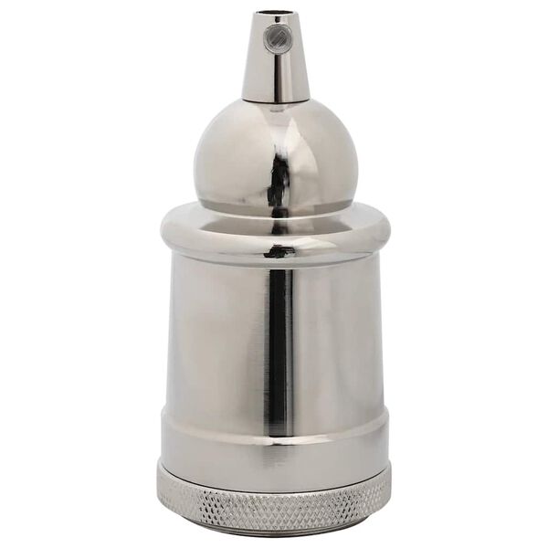 vidaXL lempų laikikliai 2 vnt Satin Nickel E27