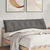 vidaXL Apsaugos Pagalvė &Scaron;viesiai pilka 180 x 50 cm Kordūrinis audinys