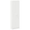vidaXL Spinta Balta 55 x 25 x 189 cm Apdirbta mediena