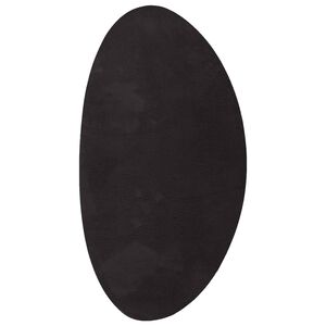 vidaXL Kilimas HUARTE Juoda 80 x 150 cm Poliesteris