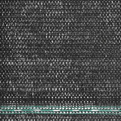 vidaXL Uždanga teniso kortams, juoda, 1,4x50m, HDPE
