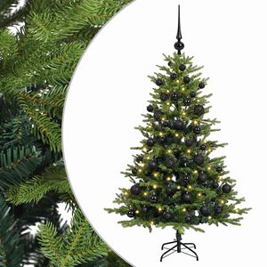 vidaXL Dirbtinė kalėdinė eglutė su rutuliuku 120 cm 150 LED