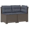 vidaXL 2-Vietis Sodo Sofas su Pagalvėlėmis, Atrodo kaip Ratano