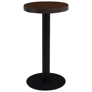 vidaXL Bistro staliukas, tamsiai rudos spalvos, 40cm, MDF