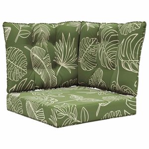 vidaXL Lauko sofa pagalvėlė Poliesteris Lapų dizainas 50,5 x 50,5 cm