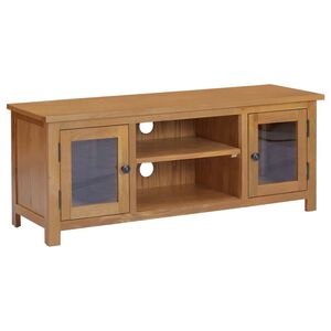 vidaXL Televizoriaus spintelė, 110x35x44cm, ąžuolo medienos masyvas