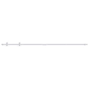 vidaXL Stumdomų spintelės durelių rinkinys, baltas, 183cm, plienas