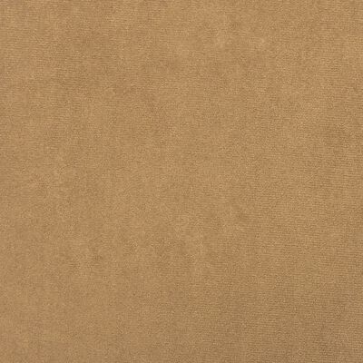 vidaXL Krėslas, rudos spalvos, 60cm, aksomas