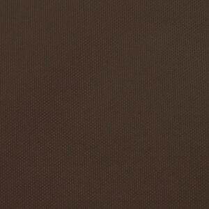 vidaXL Uždanga nuo saulės, ruda, 3x3x3m, oksfordo audinys, trikampė