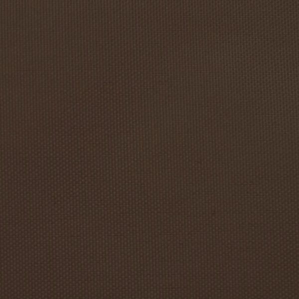 vidaXL Uždanga nuo saulės, ruda, 3x3x3m, oksfordo audinys, trikampė