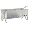vidaXL Stovyklavimo laužavietė 42 x 22 x 18 cm Nerūdijantis plienas