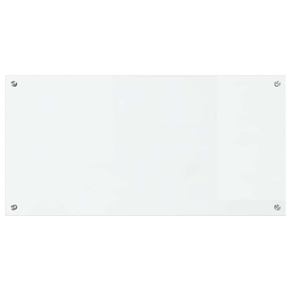 vidaXL Virtuvės užpakalinė plok&scaron;tė Skaidrus 100 x 50 cm