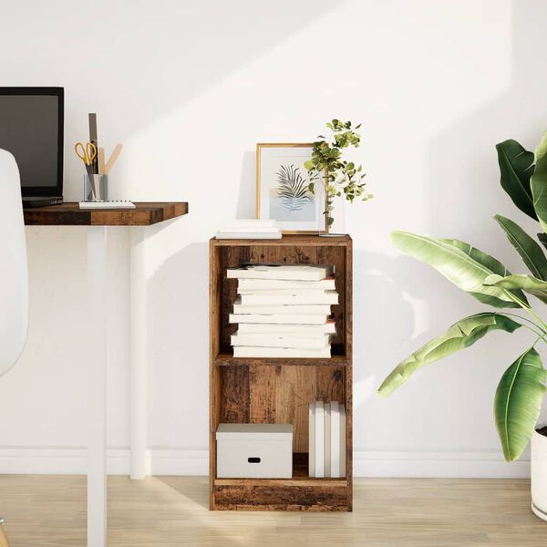 vidaXL Knygų spinta, sendintos medienos, 40x24x76cm, apdirbta mediena