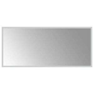 vidaXL LED vonios veidrodis Skaidrus 90 x 40 cm grūdintas stiklas