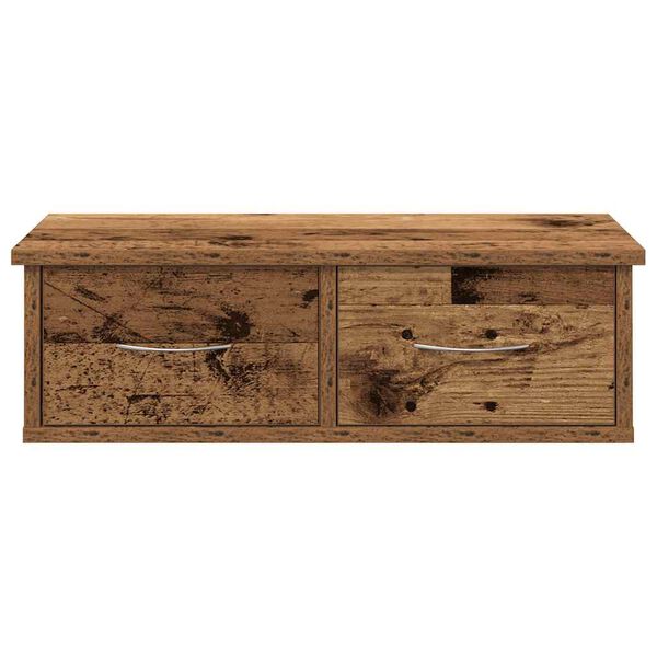 vidaXL Sieninė Spinta Old Wood 60x26x18,5 cm Inžinerinė mediena