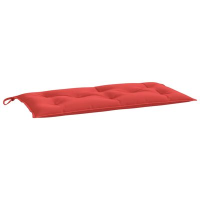 vidaXL Sodo suoliuko pagalvėlė, raudonos spalvos, 100x50x7cm, audinys