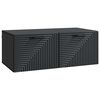 vidaXL Sieninė TV spintelė Juoda 78,5 x 41 x 30 cm Apdirbta mediena