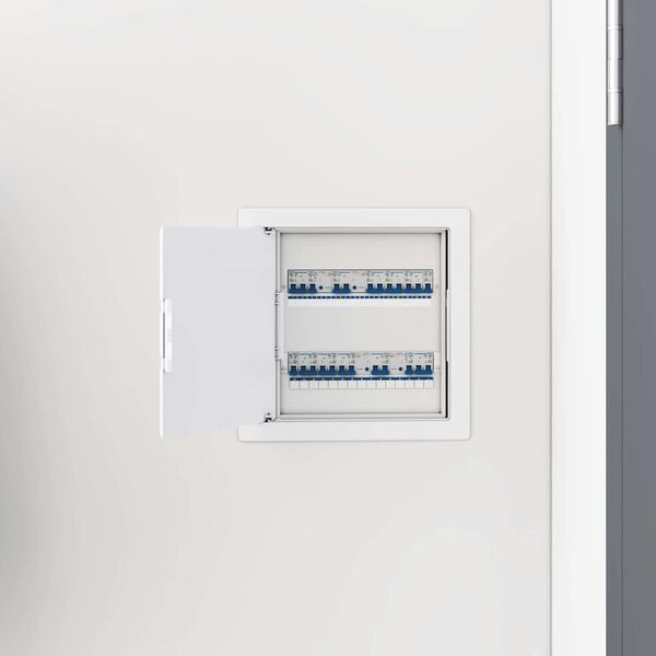 vidaXL Prieigos panelės 2 pcs Balta 20 x 20 cm ABS plastikas