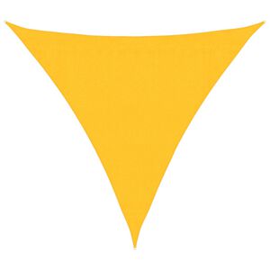 vidaXL Uždanga nuo saulės, geltona, 3,6x3,6x3,6m, HDPE, 160g/m&sup2;